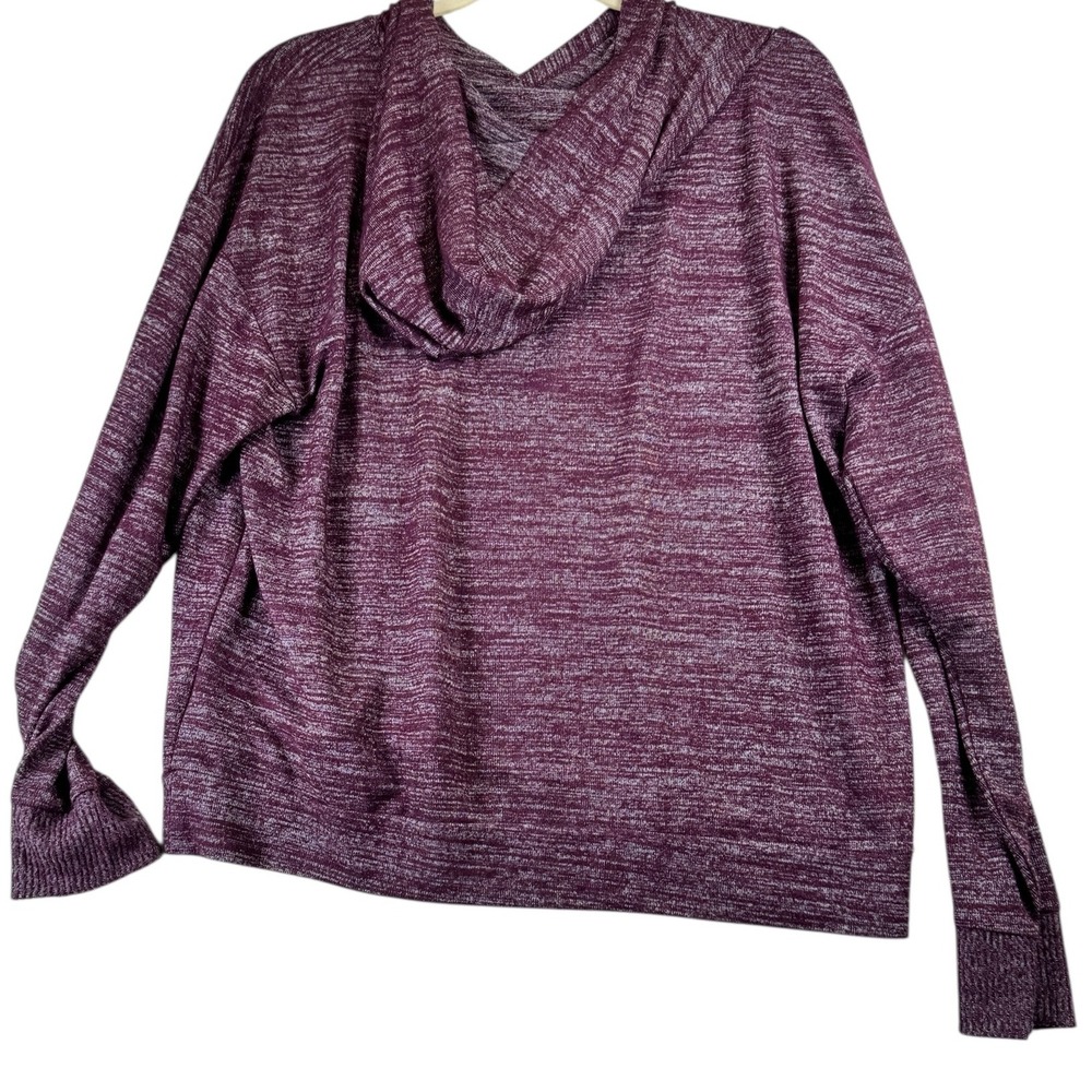 GAP Women’s Two-Piece Pajama Set in Heather Plum - Picture 3 of 10